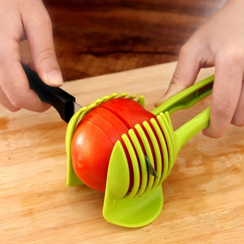 SlicePro™ Stainless Clip-On Fruit & Veggie Slicer