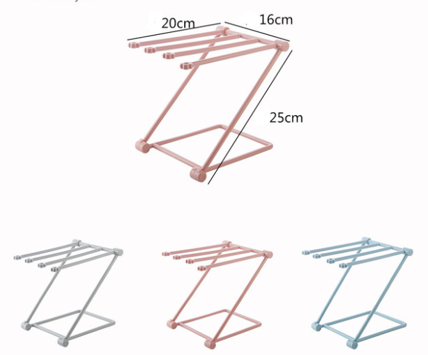 Foldable Dishcloth Shelf, Gadget Organizer