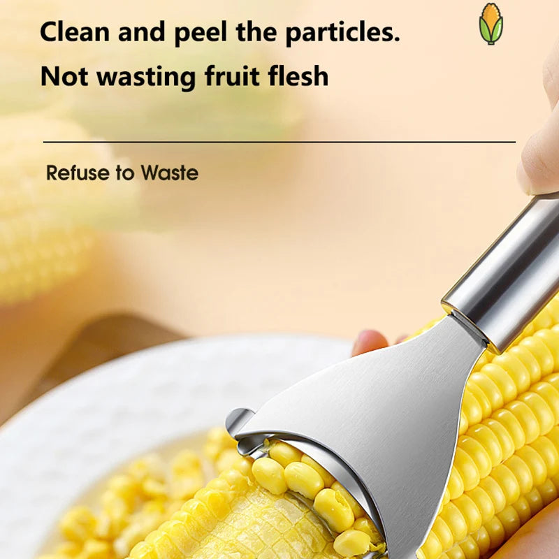 Stainless Steel Corn Peeler