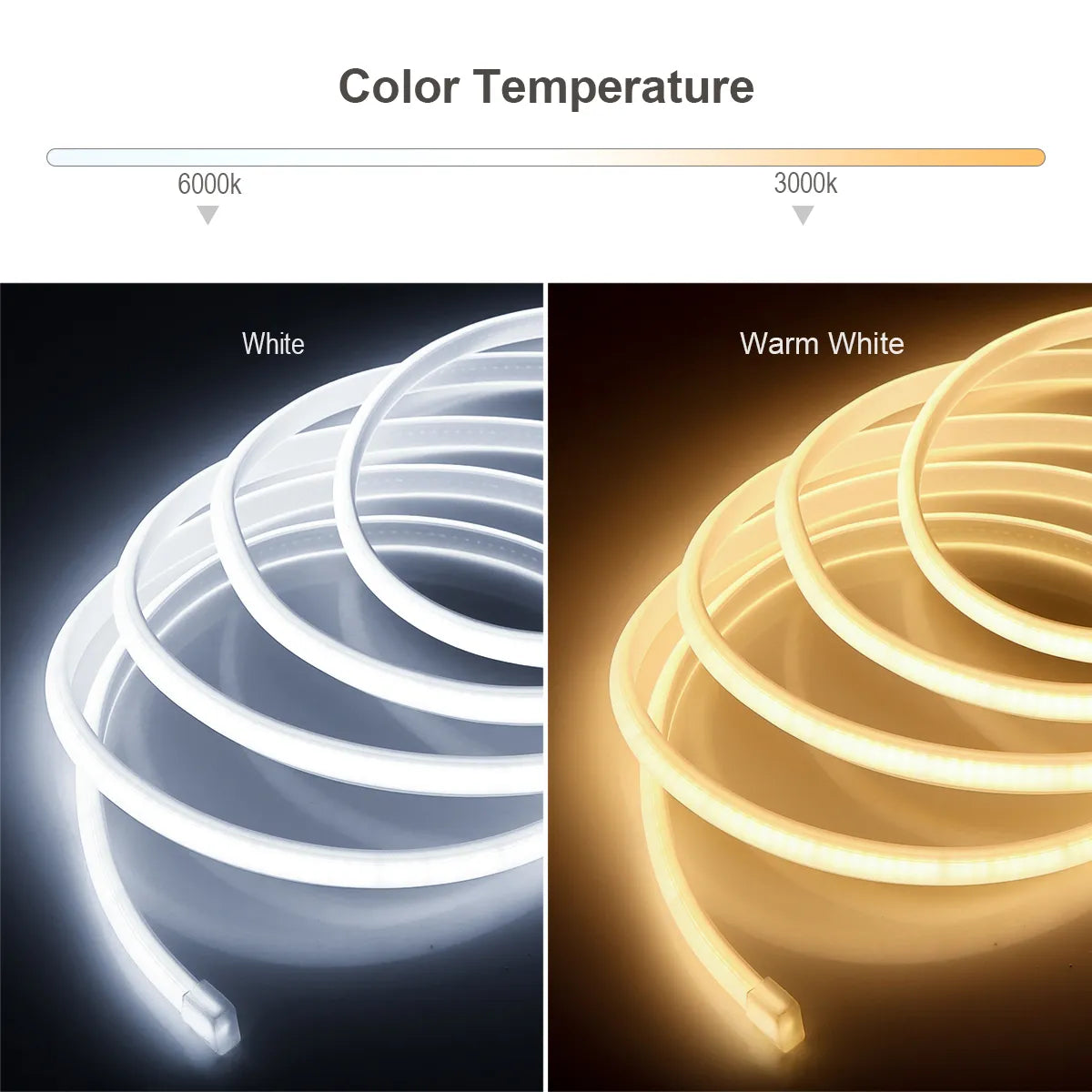 110V 220V COB LED Strip Lights