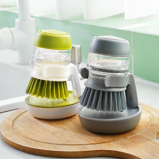 Dishwashing Brush with Soap Dispenser