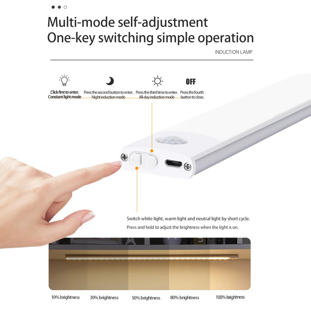 Rechargeable LED strip