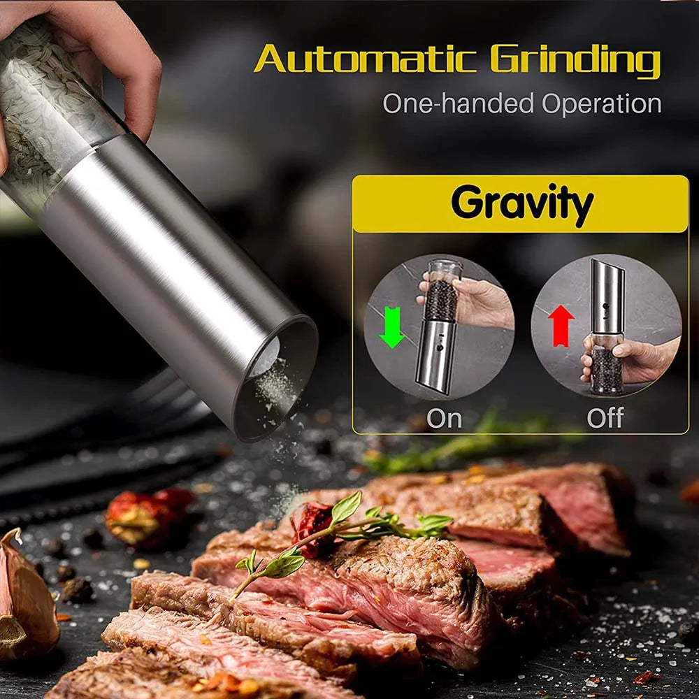 Rechargeable USB  Electric Salt and Pepper Grinder