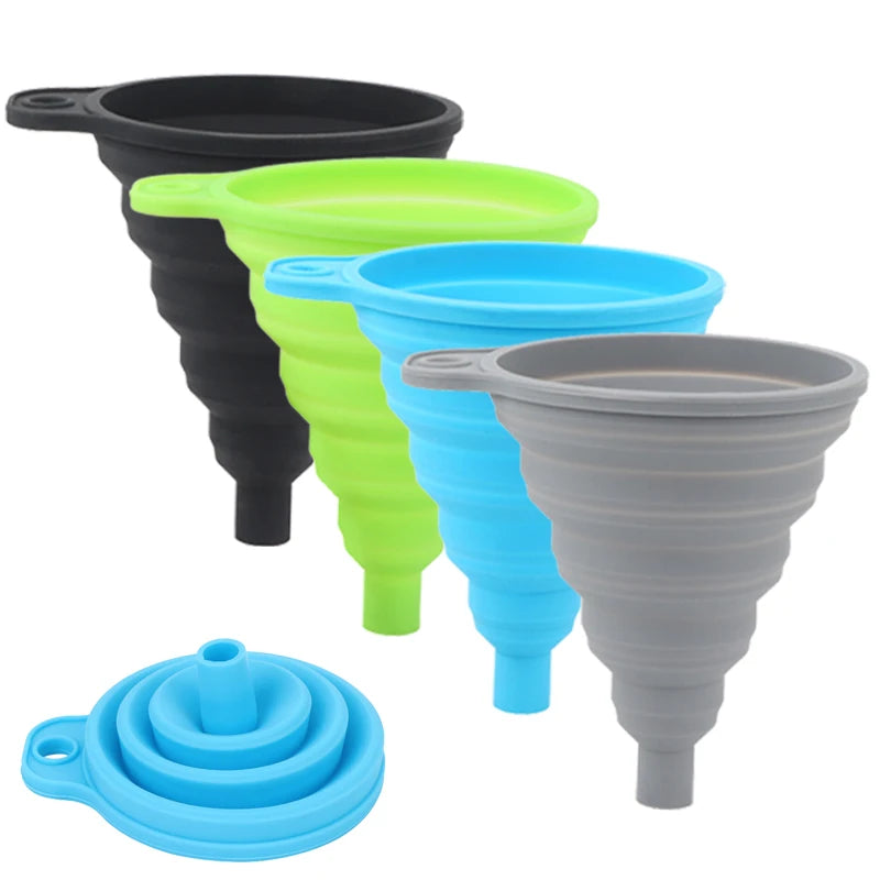 Car Engine Funnel Silicone Liquid Funnel