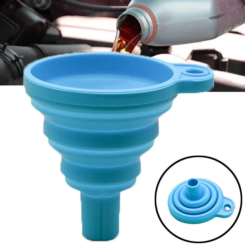 Car Engine Funnel Silicone Liquid Funnel