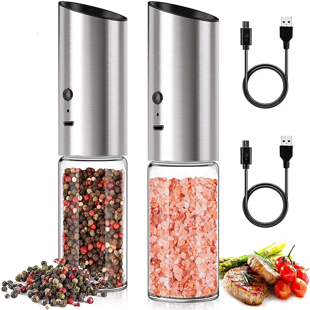 Rechargeable USB  Electric Salt and Pepper Grinder